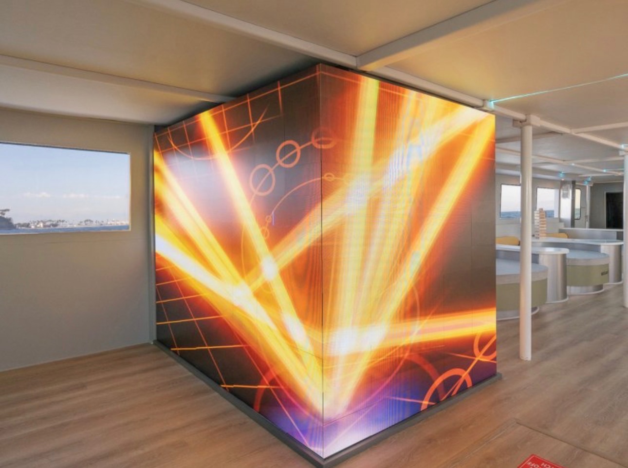 LED-lit interior